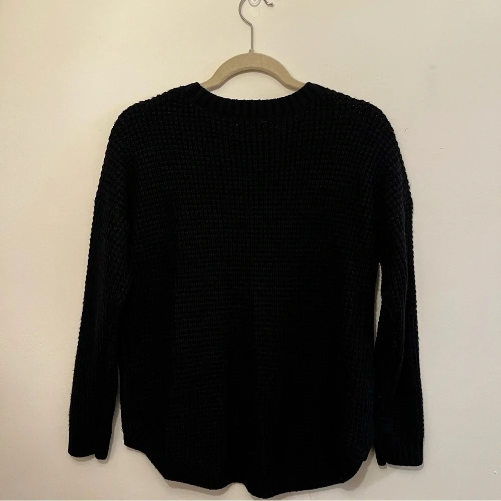 SO Waffle Knit Crew Neck Sweater - Picture 4 of 4